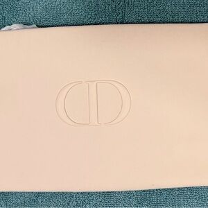 Christian Dior cosmetic pouch.